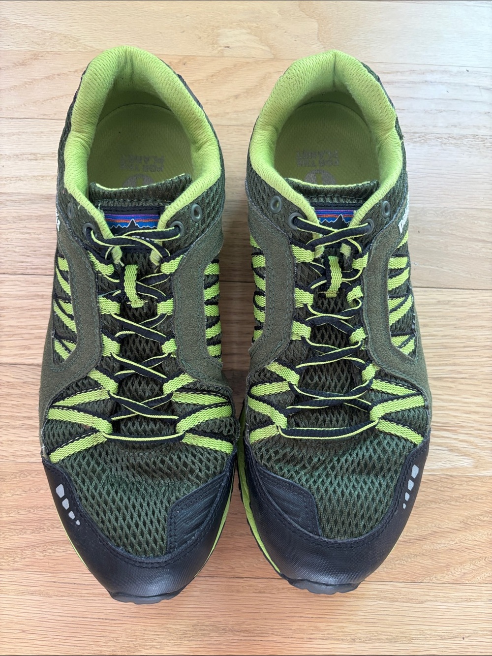 Patagonia Men’s Size 8.5 Urbanist Performance Trail Running‎ Sneaker Green Black